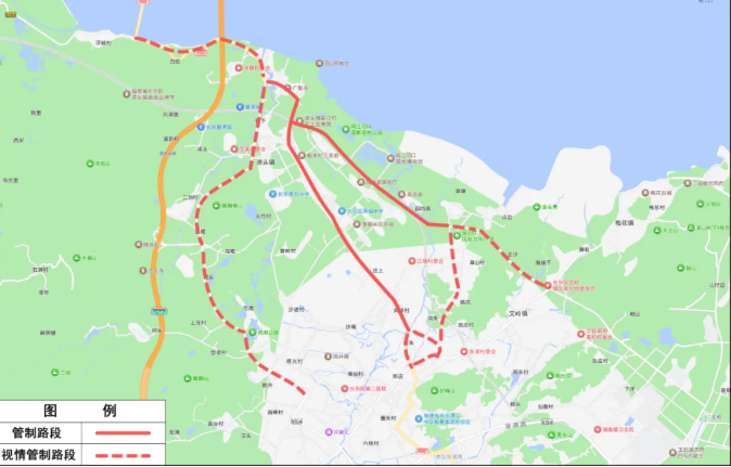 关于潭头镇厚福大型群众活动期间部分道路实行临时交通管制的通告