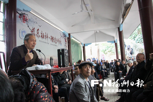 长乐：老党员退而不休　“红色讲堂”粉丝多